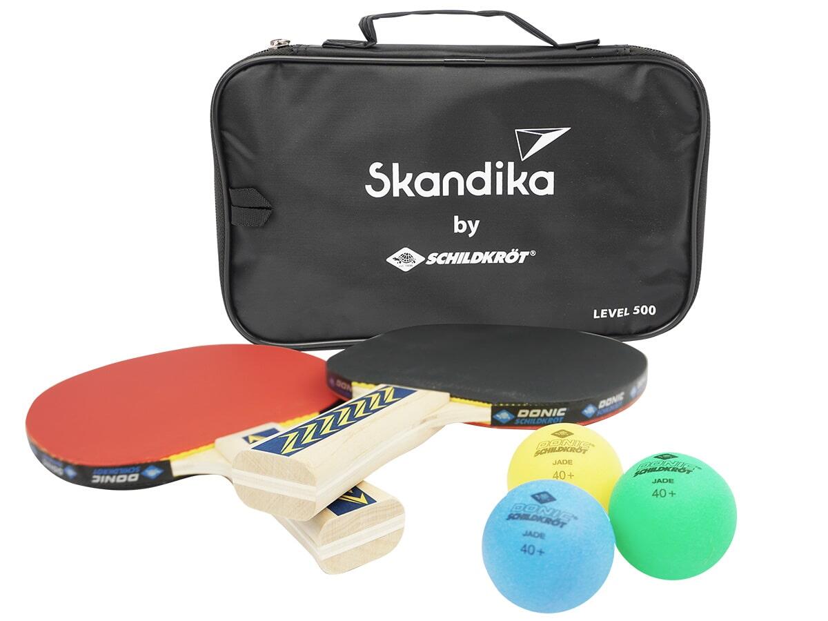 Donic-Schildkröt Tischtennisschläger Set mit 3 Bällen 3/8