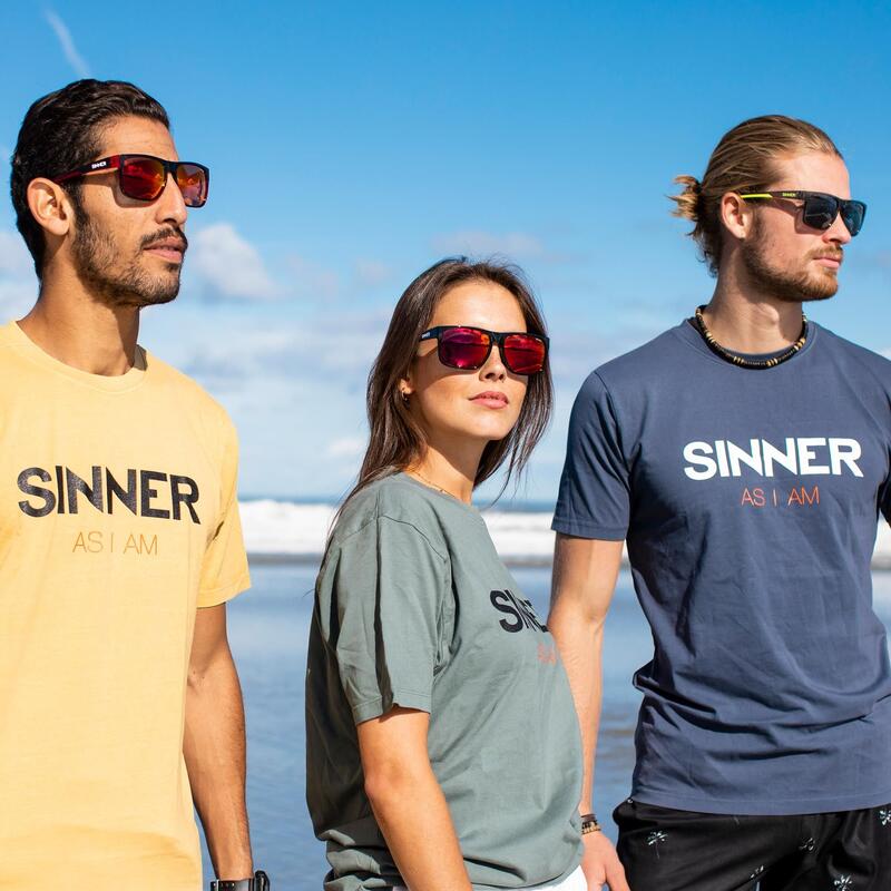 Sinner Spike napszemüveg, szürke/sárga, Unisex
