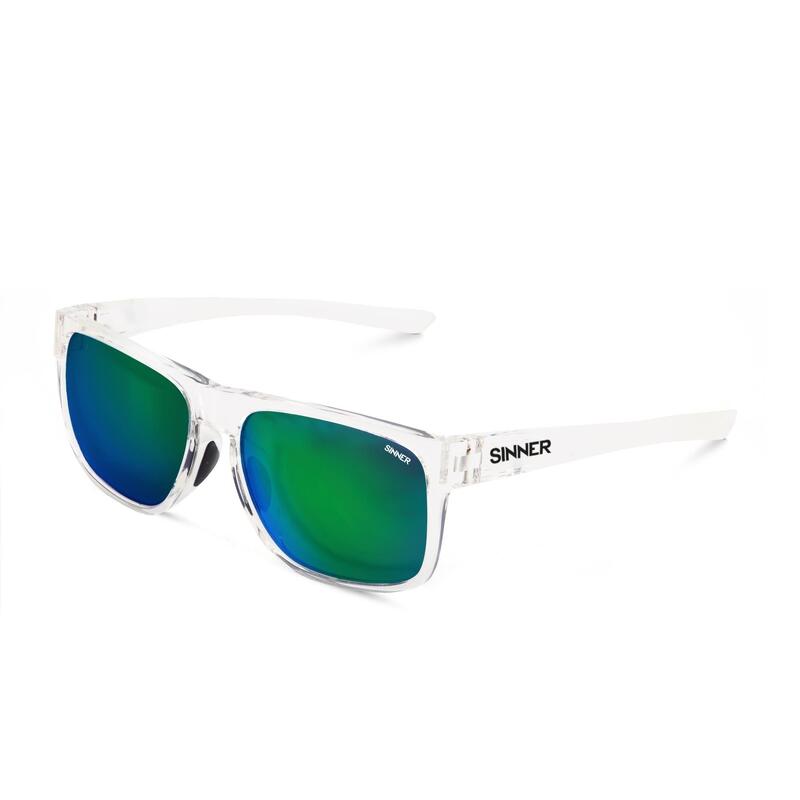 Ochelari de Soare Sinner Spike, Alb Transparent, Unisex