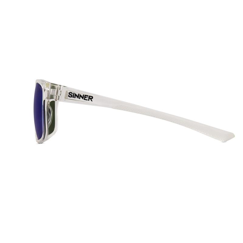 Ochelari de Soare Sinner Spike, Alb Transparent, Unisex