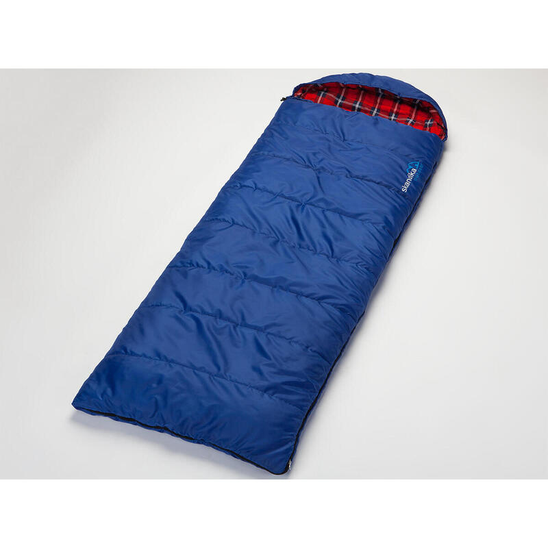 Sac de couchage Dundee - 220x80cm - camping - 3 saisons - jumelable - zip droite