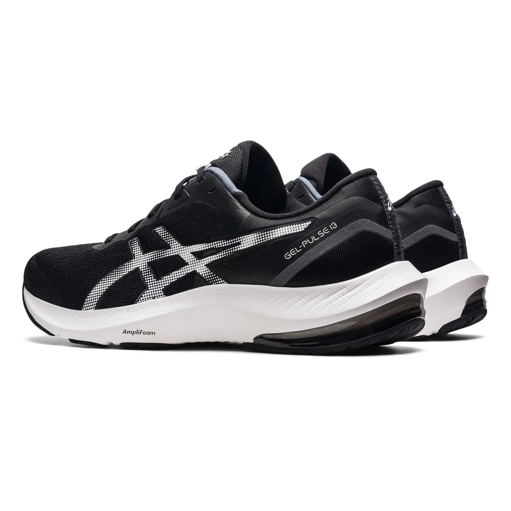 Chaussures running - amorti - Gel-pulse 13 - noir/blanc 6/7