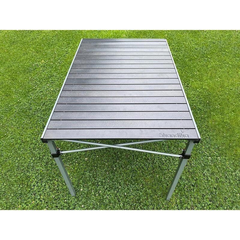 Table de camping Maikku - pliante en aluminium - 6 pers. - 107 x 70 x 70 cm