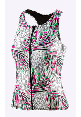 Top tankini Beco BEsuit Regular Fit Coppa C Bianco/Rosso 34