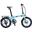 Vélo électrique pliant Eolo Bleu ciel | Autonomie 70km - Batterie 10.4Ah