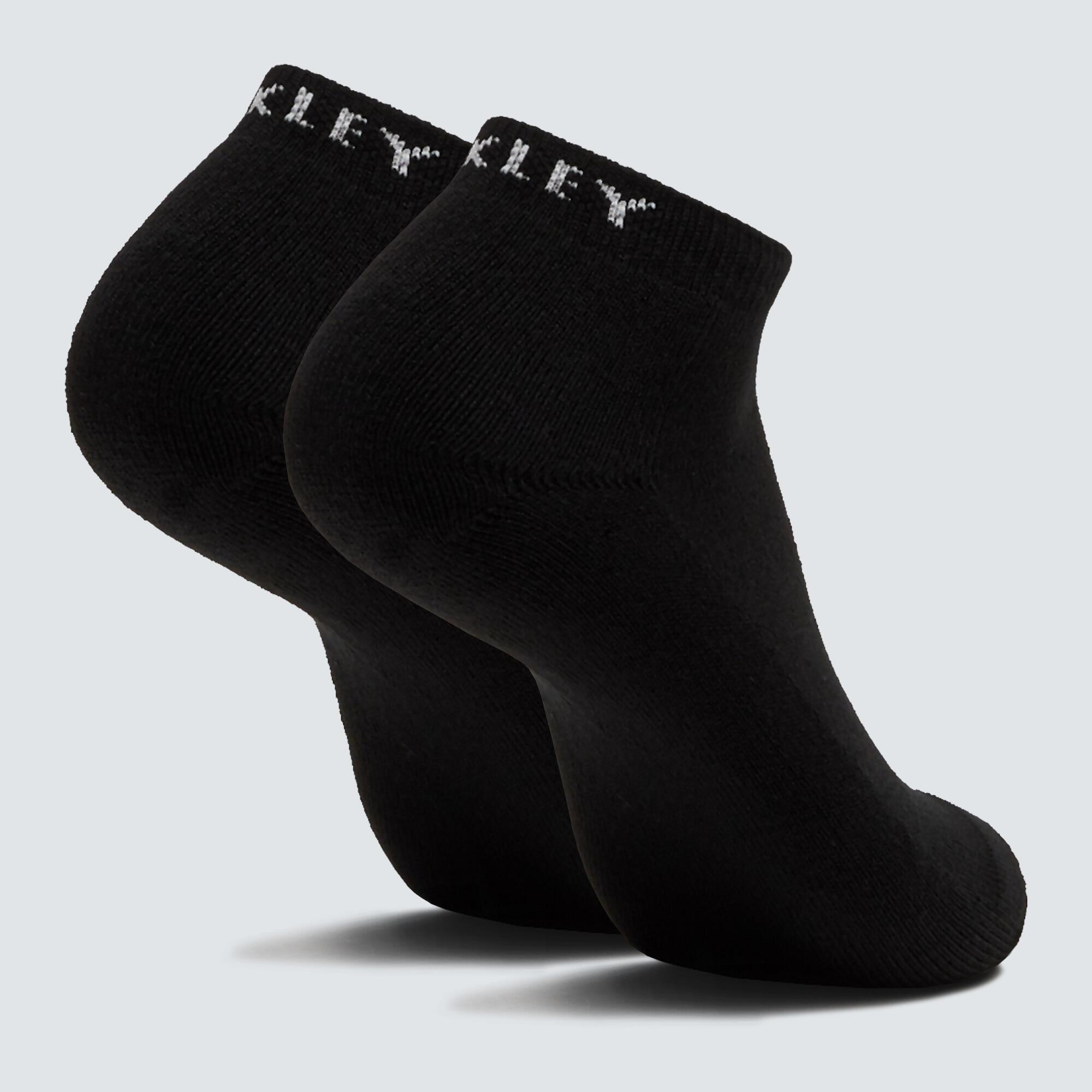 OAKLEY SHORT SOLID SOCKS (3 PCS) - BLACKOUT 1/3