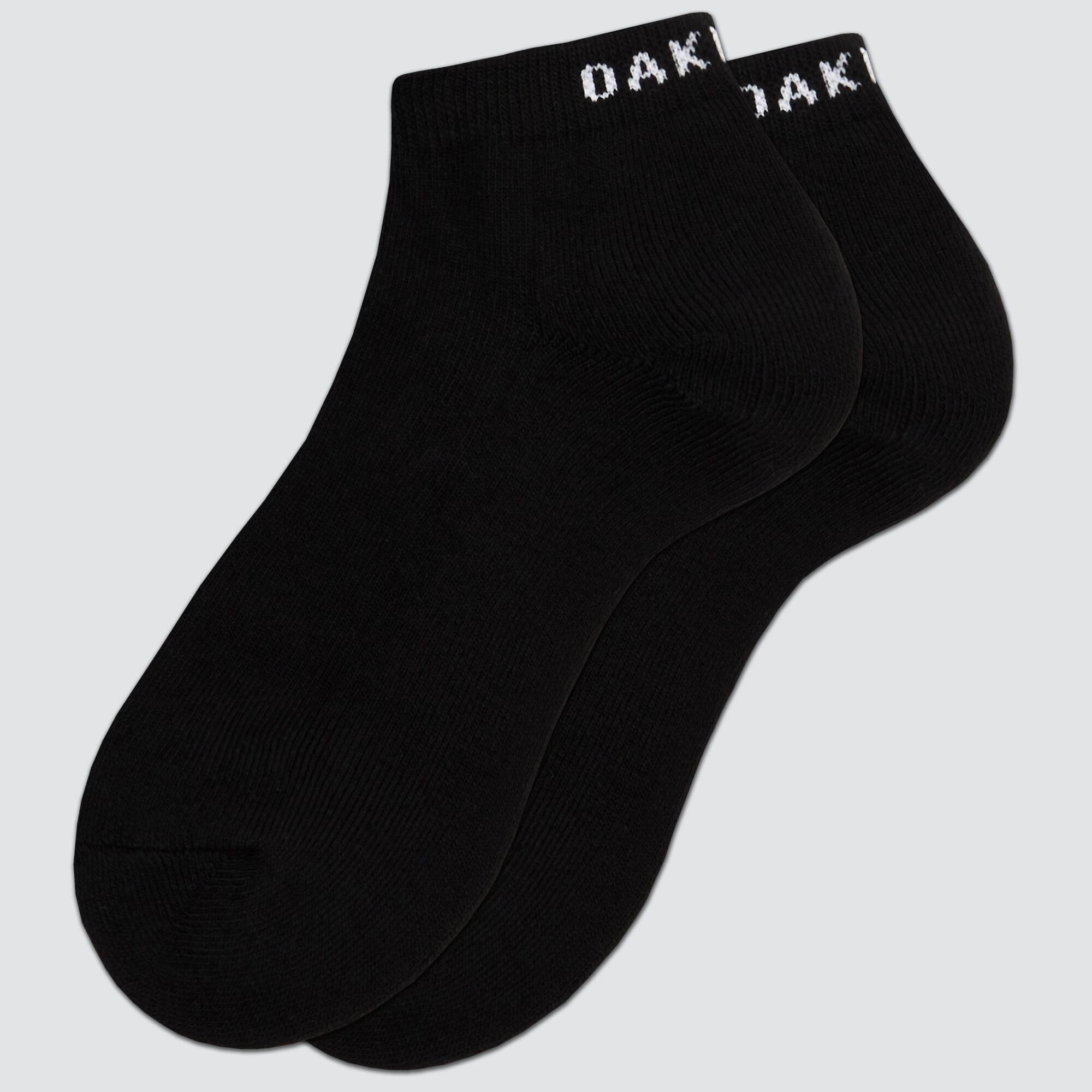 OAKLEY SHORT SOLID SOCKS (3 PCS) - BLACKOUT 3/3