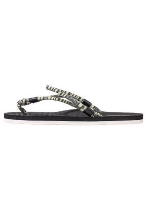 Beco Tongs pour femmes | Noir/blanc
