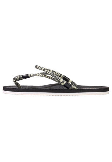 Beco Tongs pour femmes | Noir/blanc