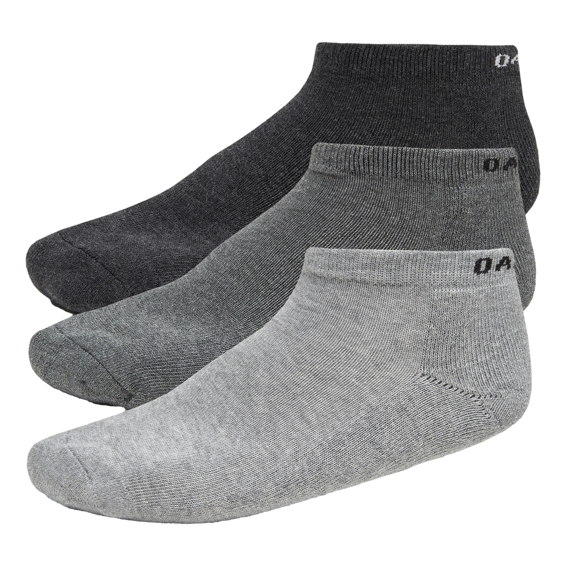 OAKLEY SHORT SOCKS HEATHER (3 PCS) NEW GRANITE HEATHER 1/5