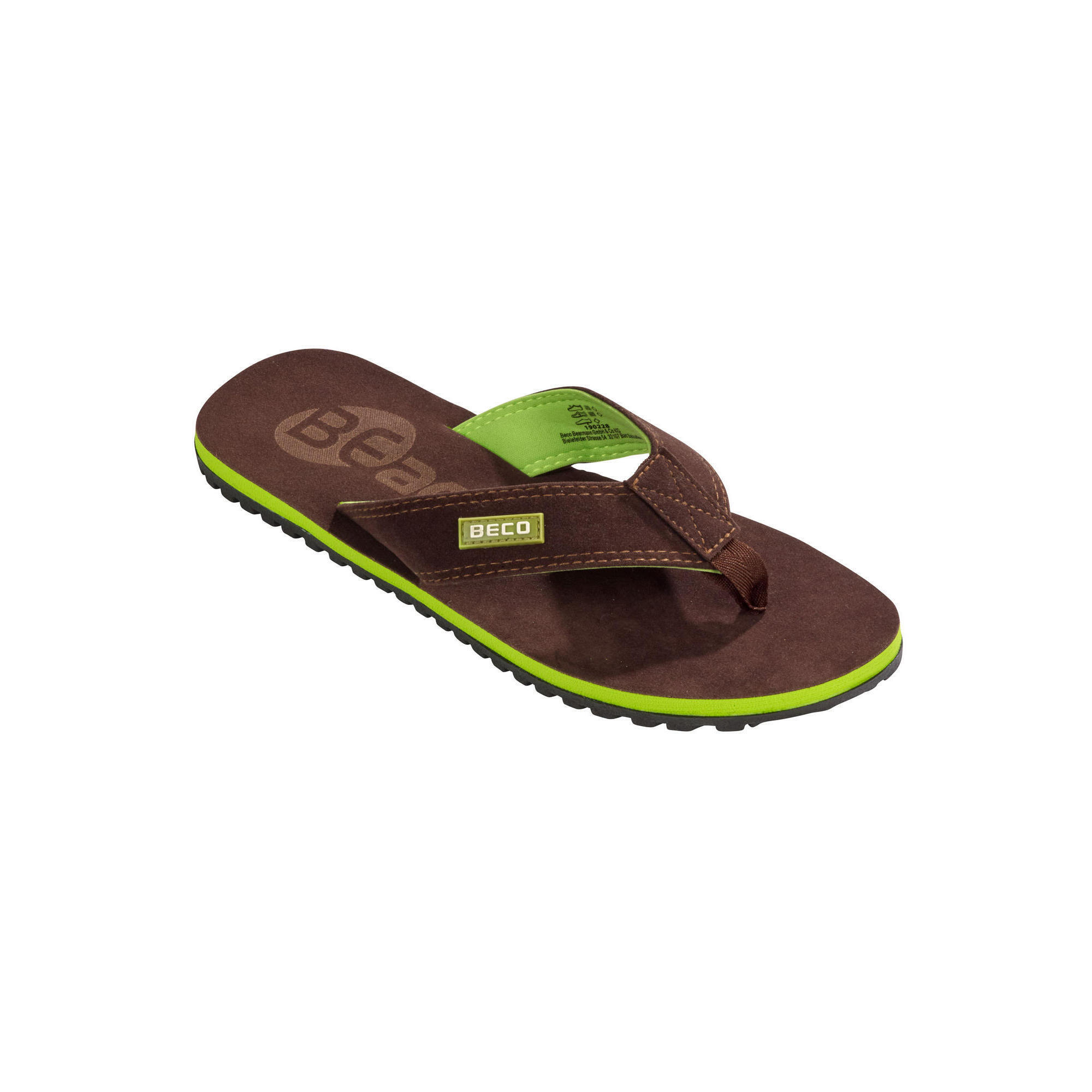 Beco Men's Flip-flops | Green/black 4/5