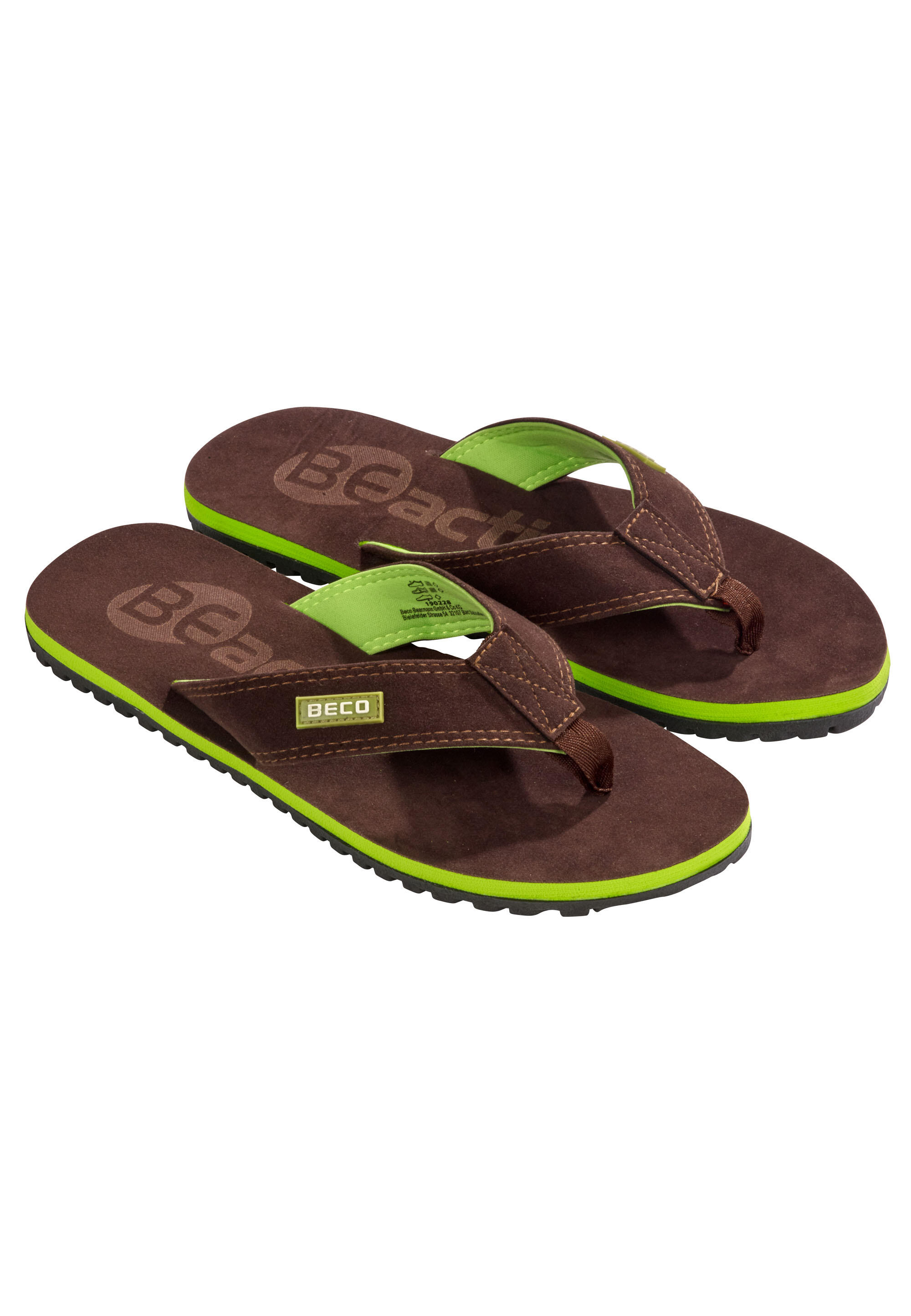 Beco Men's Flip-flops | Green/black 5/5
