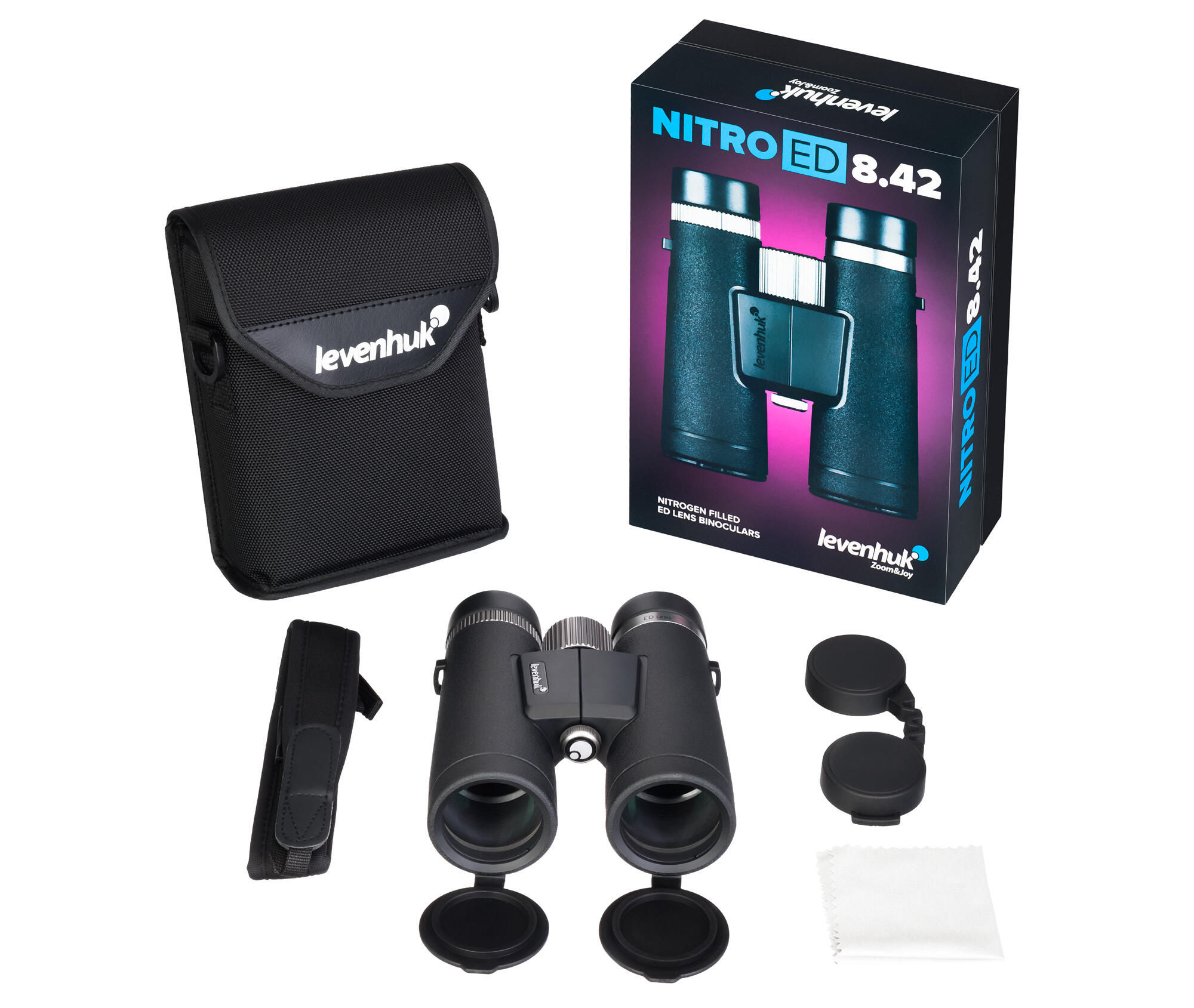 Jumelles Levenhuk Nitro ED 8x42 2/7
