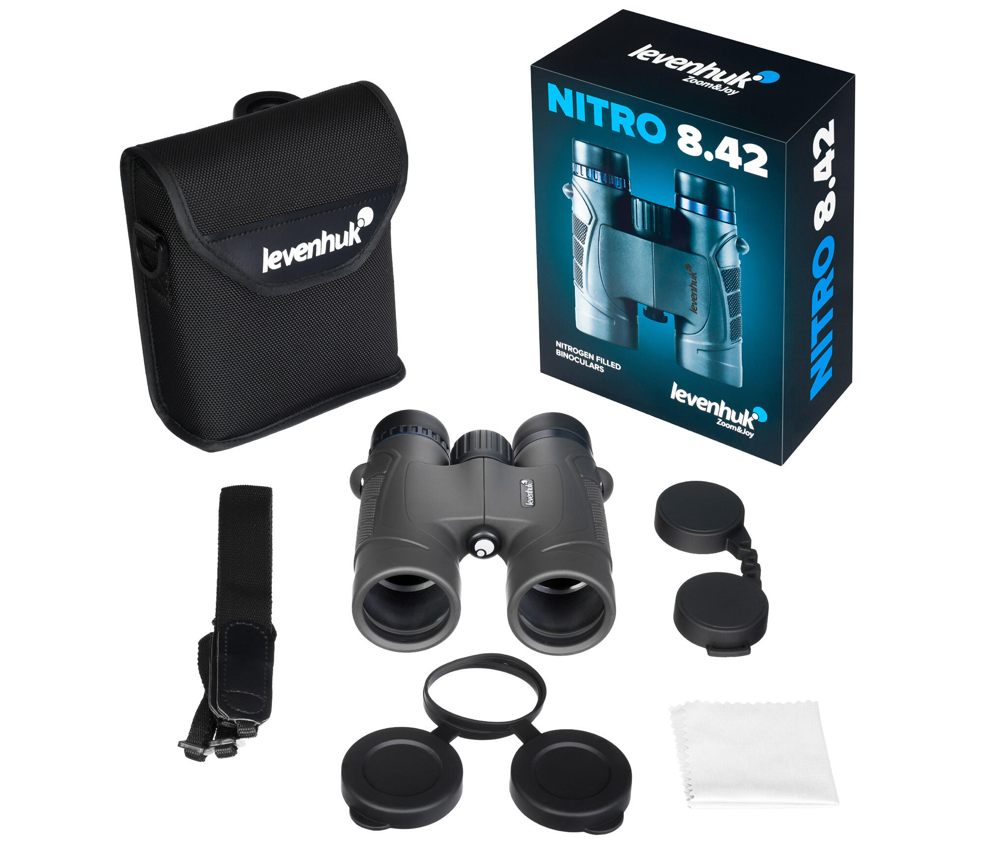 Jumelles Levenhuk Nitro 8x42 2/7