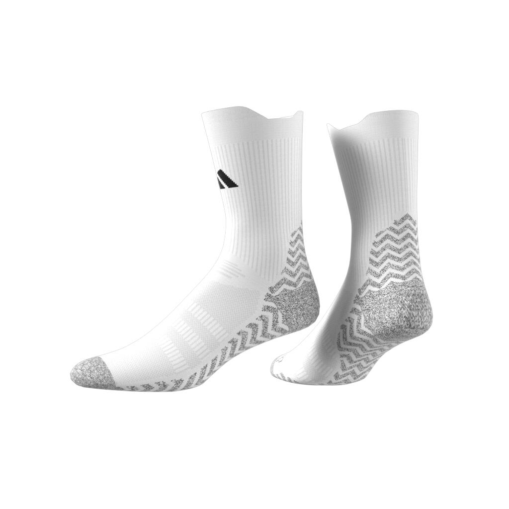 Chaussettes en maille matelassées Adidas GRIP Performance Blanches 6/7