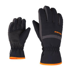 Gants et Moufles ZIENER Lejano JR-Noir-10 ans - 140 cm