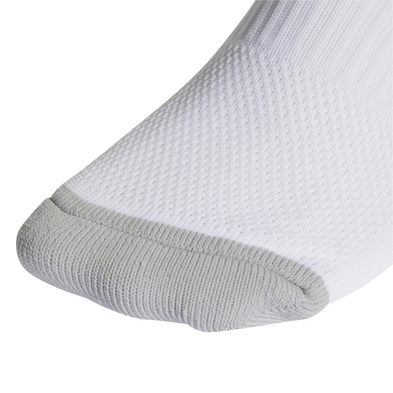 Calcetines fútbol adulto tecnología humedad Aeroready adidas Milano 23 blanco