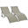 Outsunny Set de 2 Șezlonguri de Grădină Pliabile din Aluminiu Și Texteline