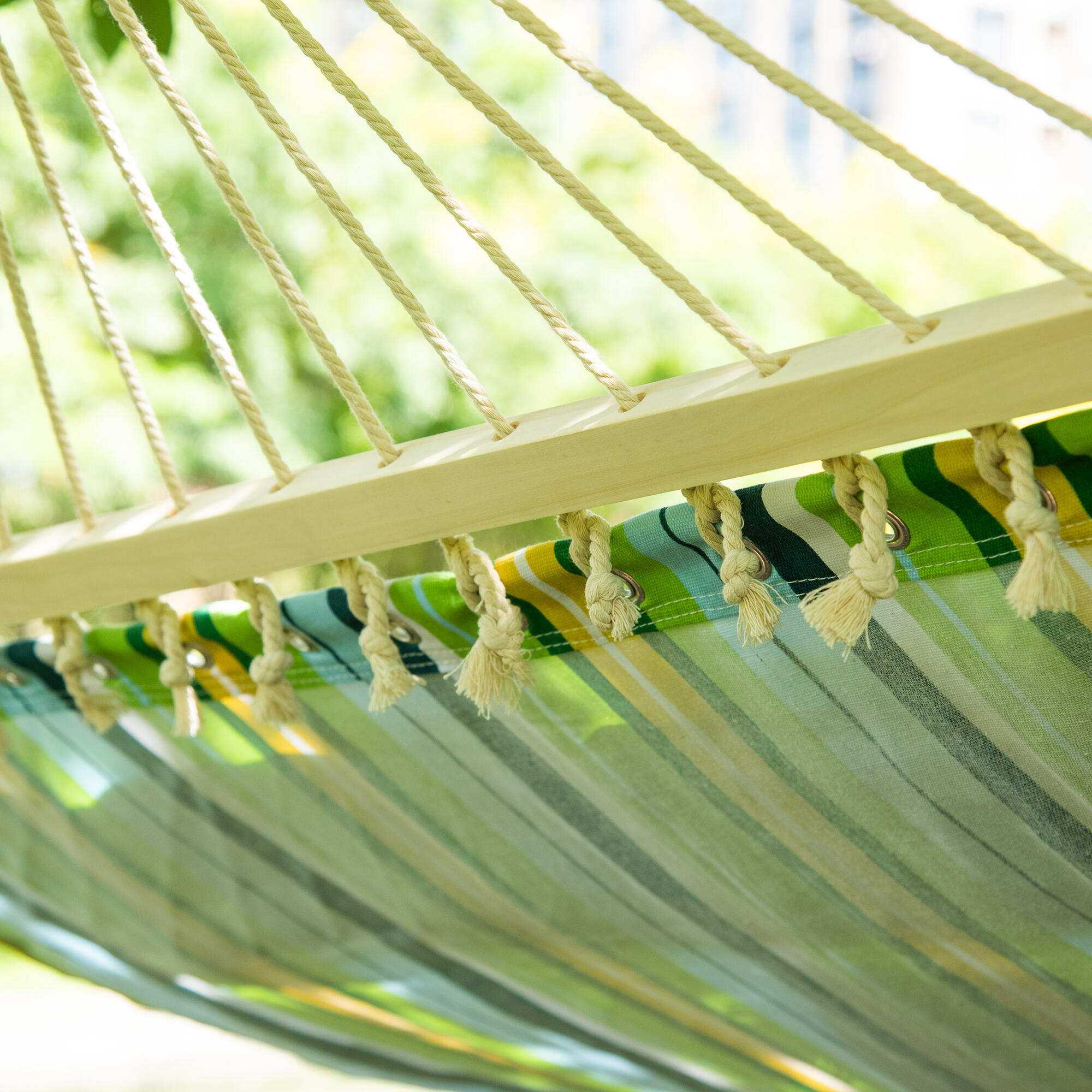 Outsunny Amaca da Giardino Portatile 1-2 Persone Interni ed Esterni 340x140cm 7/7