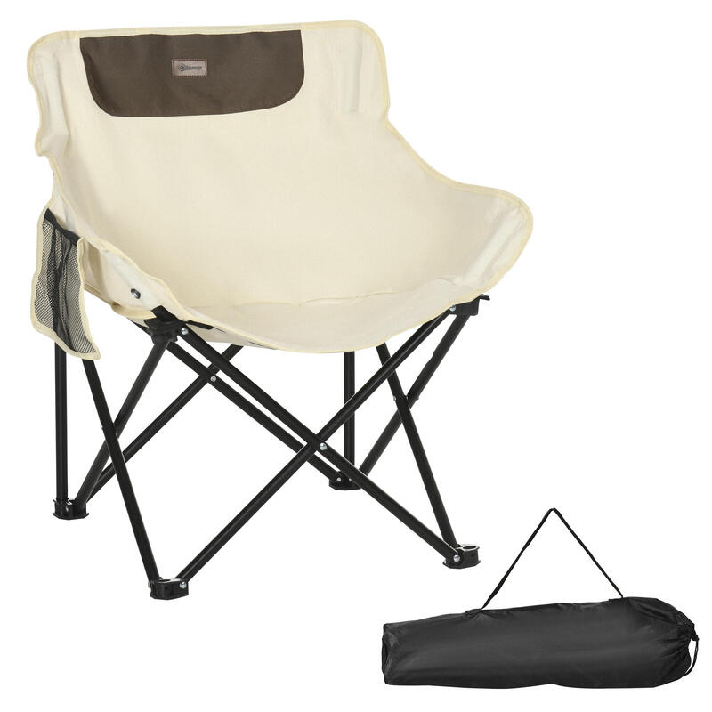 yourGEAR sedia da campeggio pieghevole Pineto - lettino relax XXL con  poggiapiedi, schienale regolabile e portabicchieri