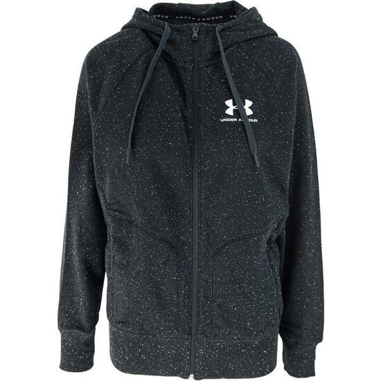 Haube Under Armour Speckled Fleece Fz Hoodie, Schwarz, Herren