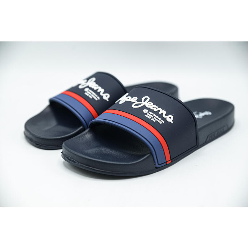 Chinelos de dedo Pepe Jeans Slider Portobello, Azul, Homens