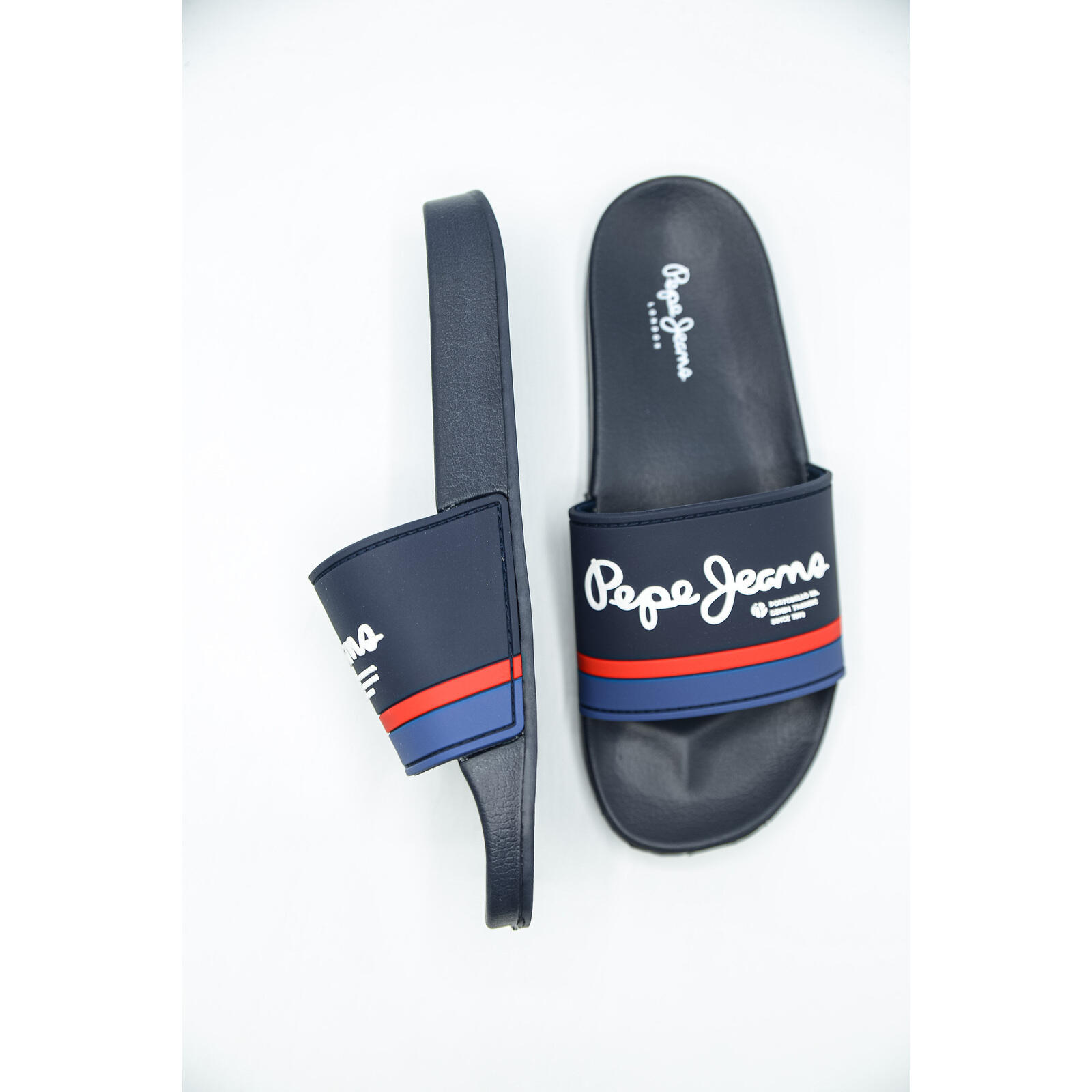 Slippers Pepe Jeans Slider Portobello, Blauw, Mannen 2/5
