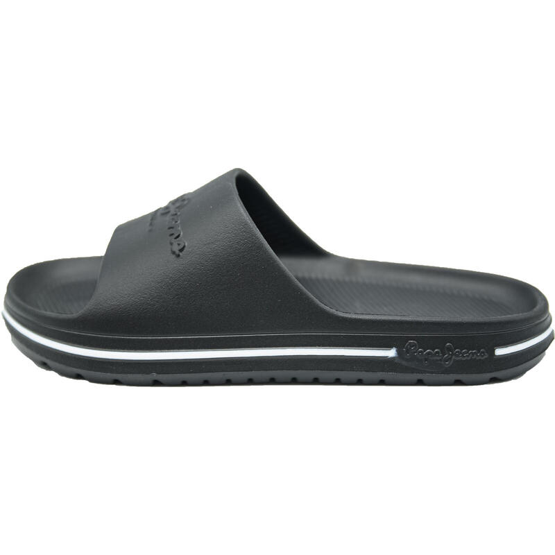 Flip papucs Pepe Jeans Beach Slide, Fekete, Férfiak