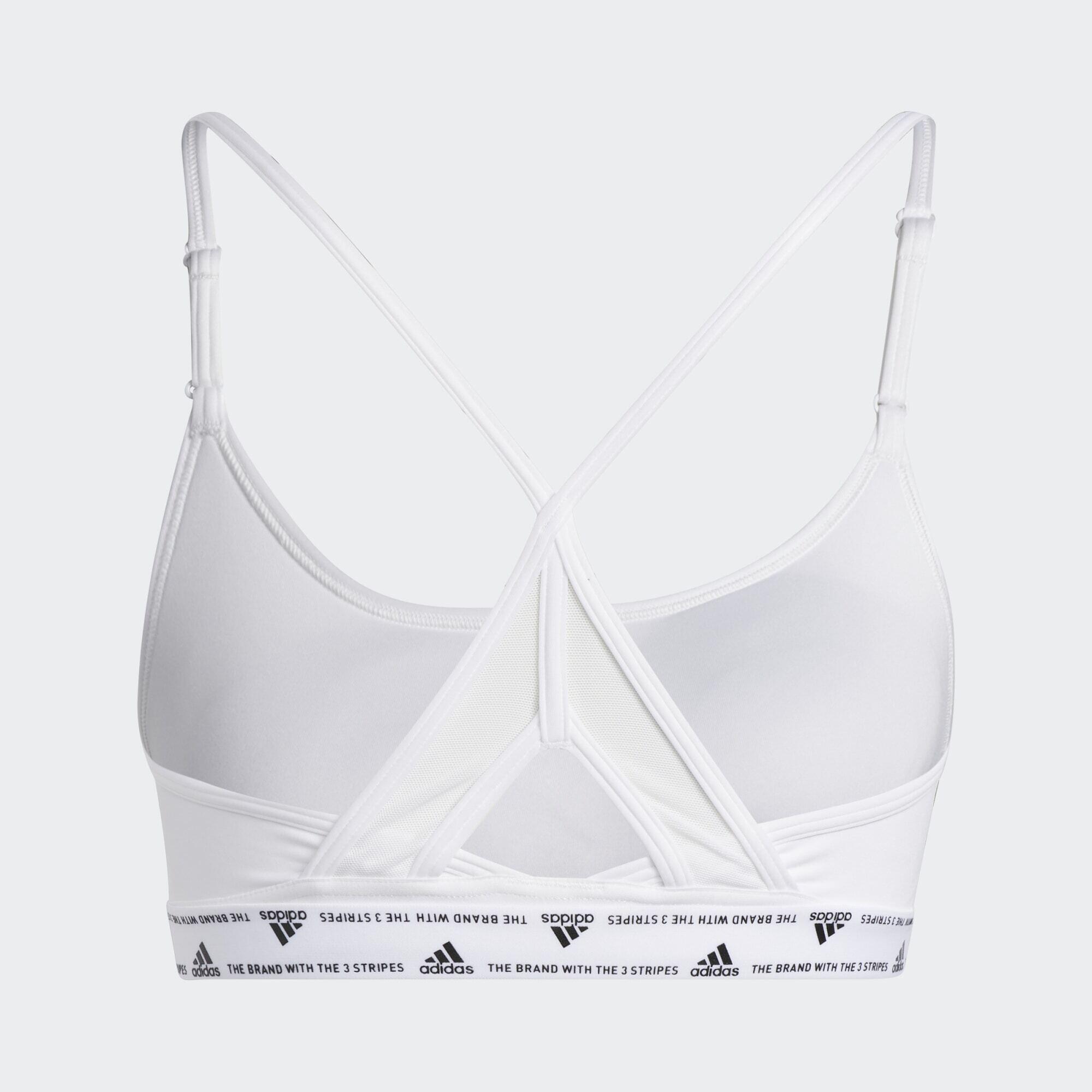 adidas Reggiseno Aeroreact Training Light-Support 3 strisce