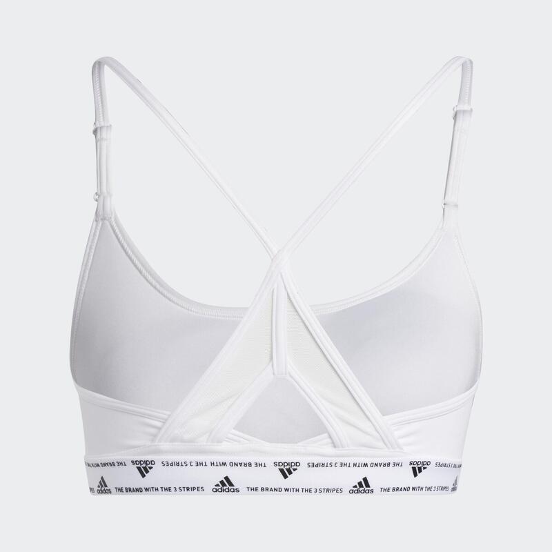 Brassière adidas Aeroreact Training Light-Support 3-Stripes