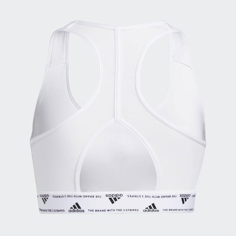 Reggiseno sportivo adidas Powerreact Training Medium-Support 3-Stripes