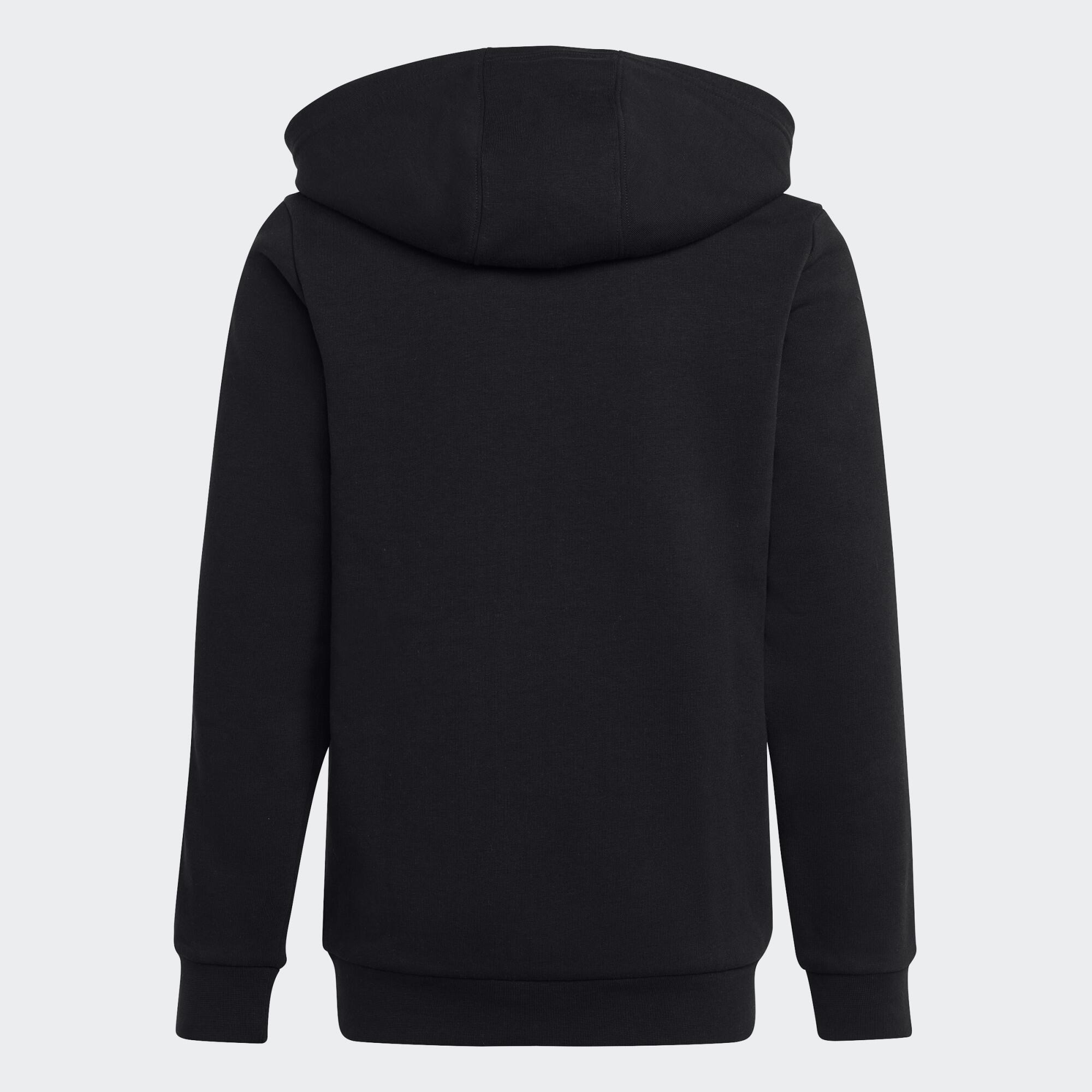 Essentials 3-Stripes Fleece Ritshoodie 6/7