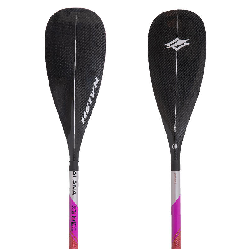 S27 Alana 80 Vario RDS Women's 3-piece SUP Paddle(with bag) - Black/Purple/Pink