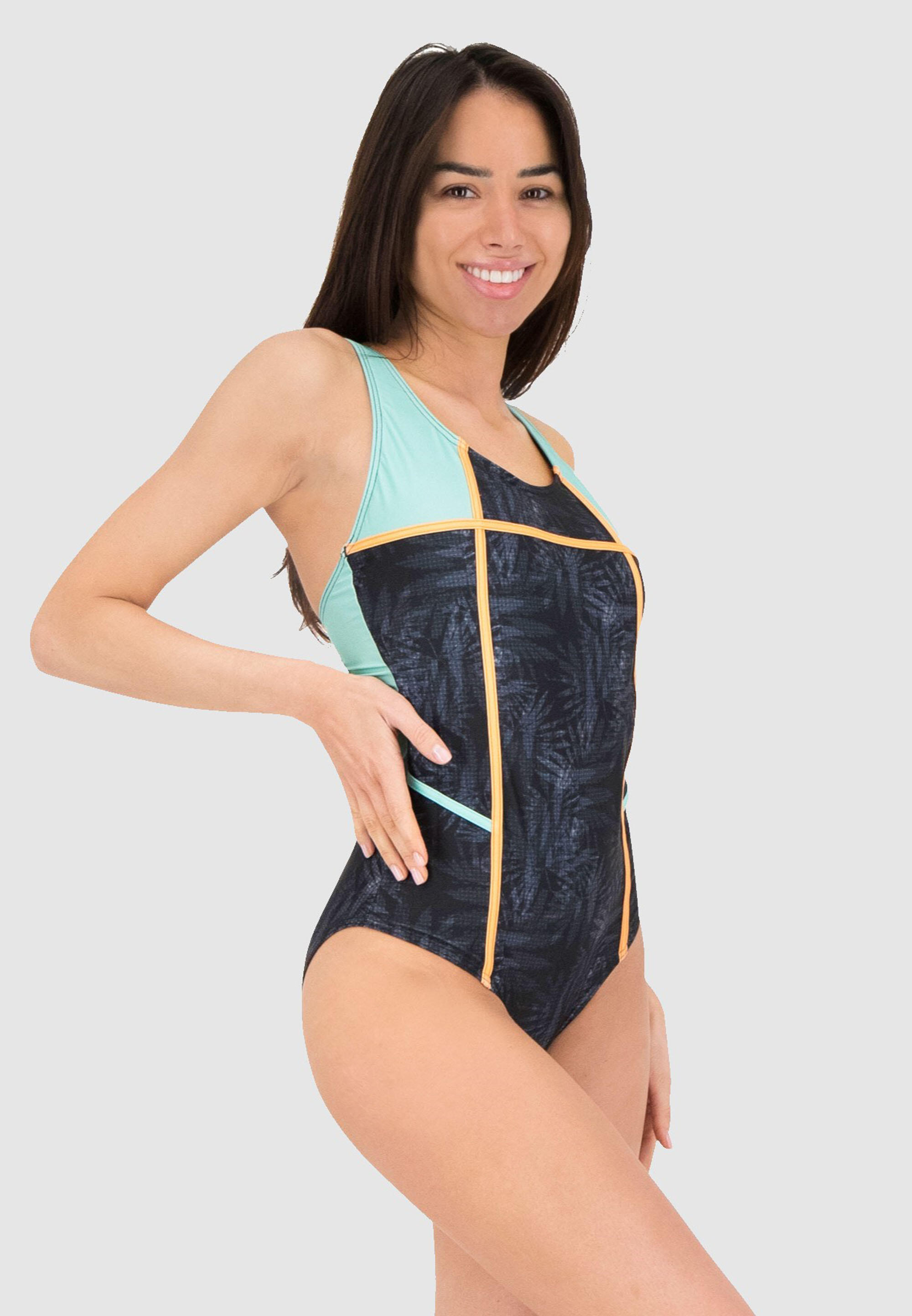 Beco Night Jungle Swimsuit | Black/multi Color 3/5