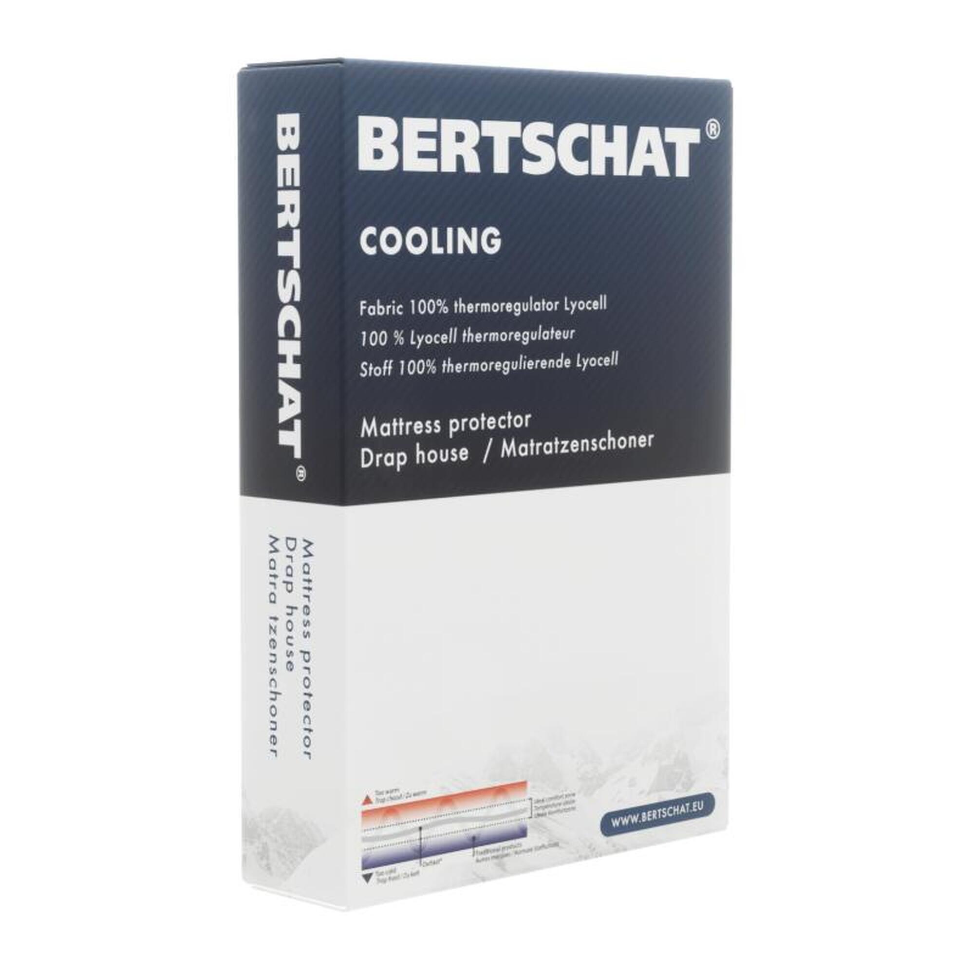 Bertschat - Drap-housse Rafraichissant 200x210/220cm - Sous-matelas - Blanc - Taille Unique - Decathlon