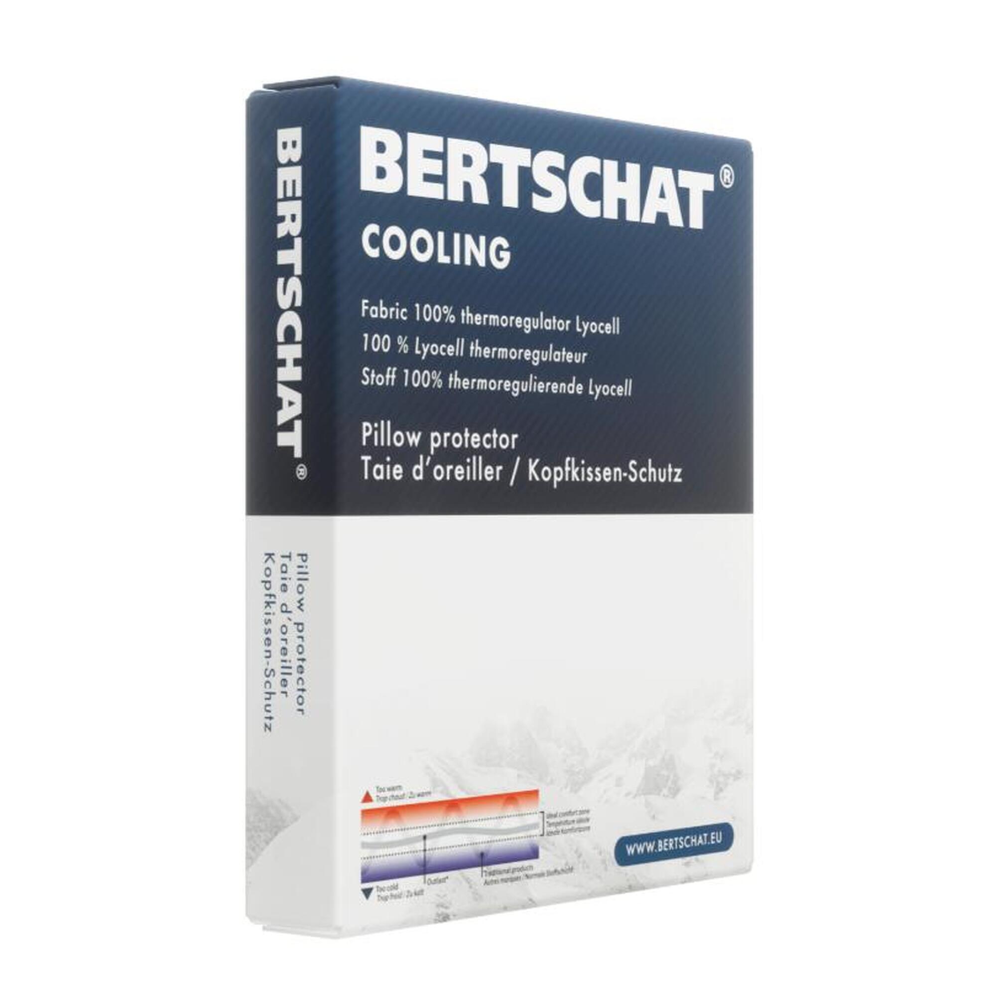 Bertschat - Taie D’oreiller Rafraichissante 40x60 Cm - Oreiller - Blanc|vert - Taille Unique - Decathlon