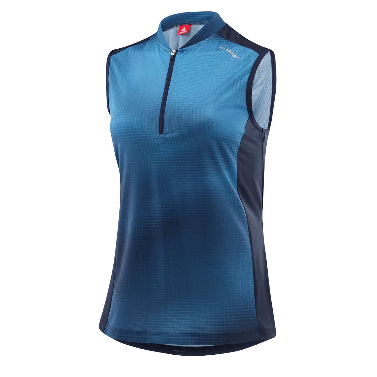 Loeffler - Maillot Cyclisme Sans Manches W Bike Sleeveless Hz Cielo - Bleu - Maillot Sans Manche - Bleu - 46 L/xl - Decathlon
