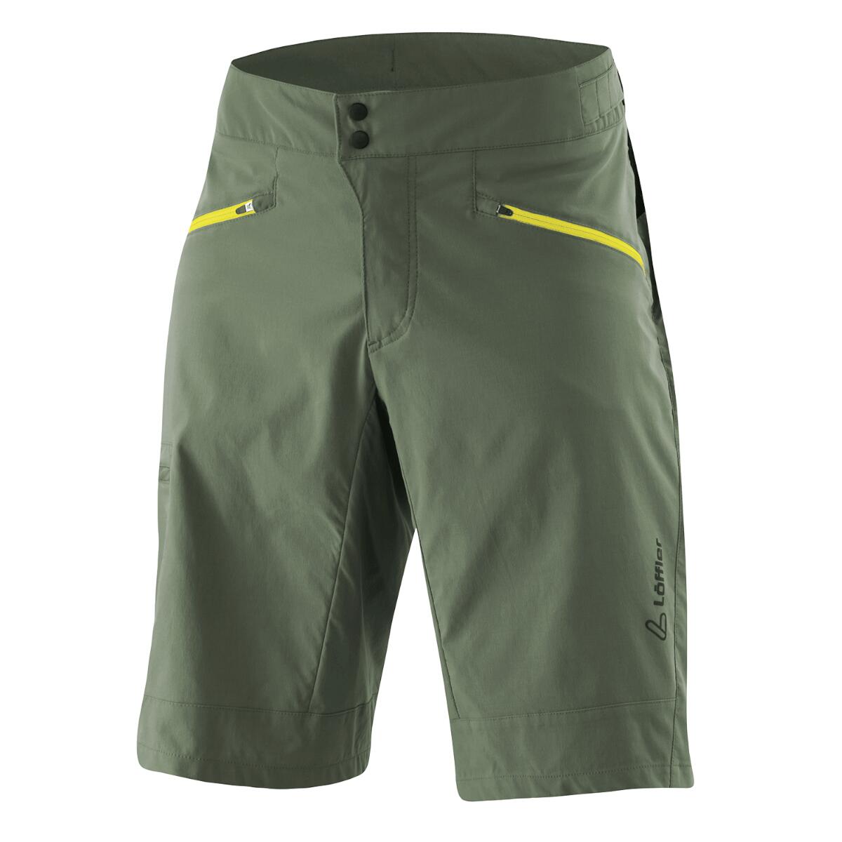 LOEFFLER Pantaloncini da ciclismo corti M Bike Shorts Pyce-G CSL da uomo - Verde