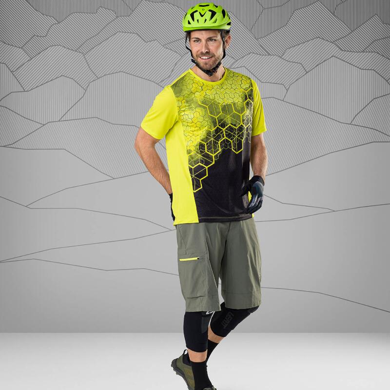 Radhose kurz M Bike Shorts Pyce-G CSL Herren - Grün 4/5