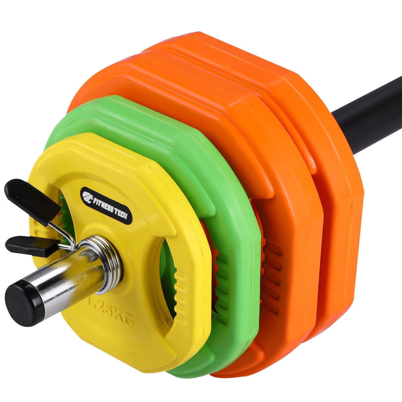 Conjunto Pump Ginásio de 30kg Fitness Tech - Multicolor 4/7