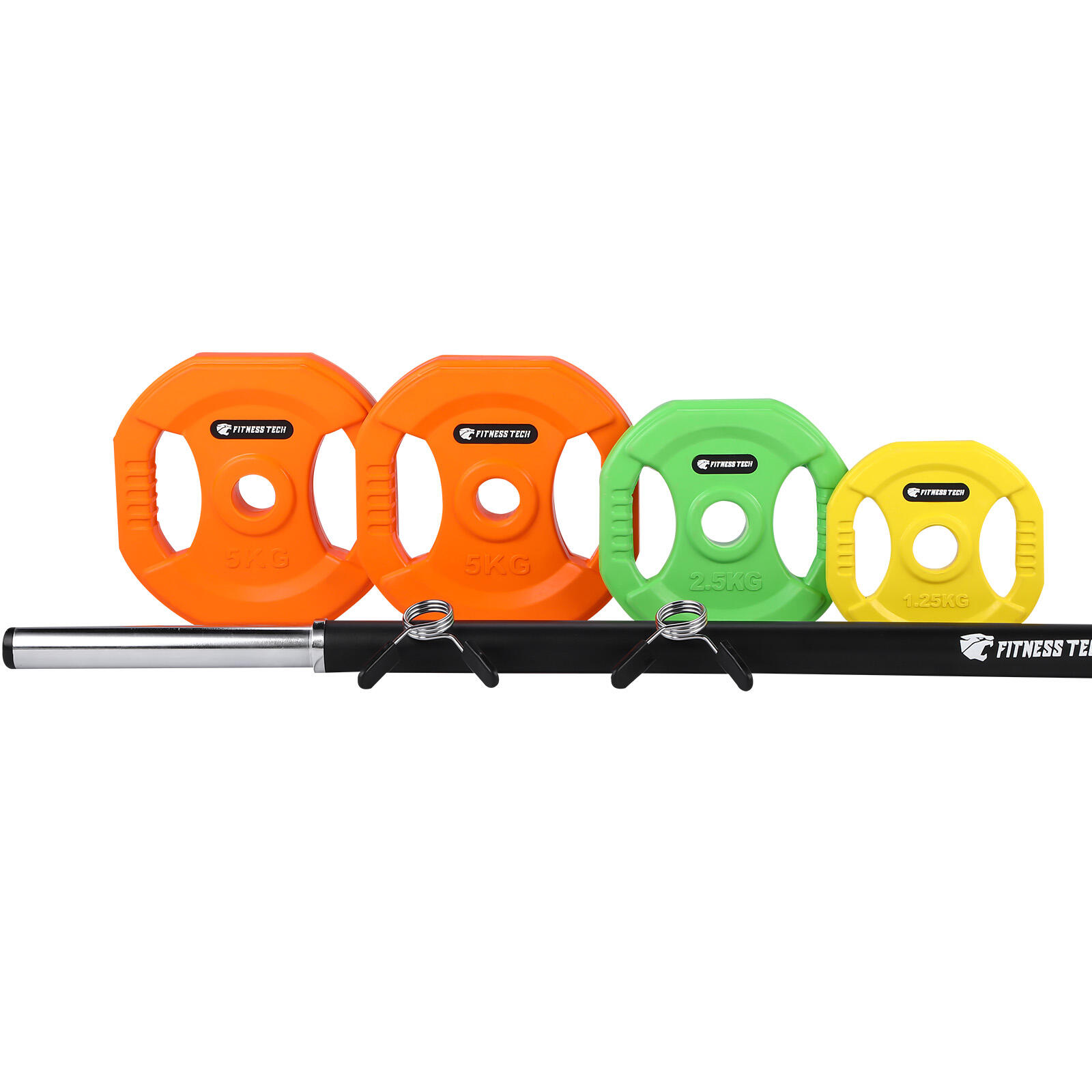 Conjunto Pump Ginásio de 30kg Fitness Tech - Multicolor 6/7