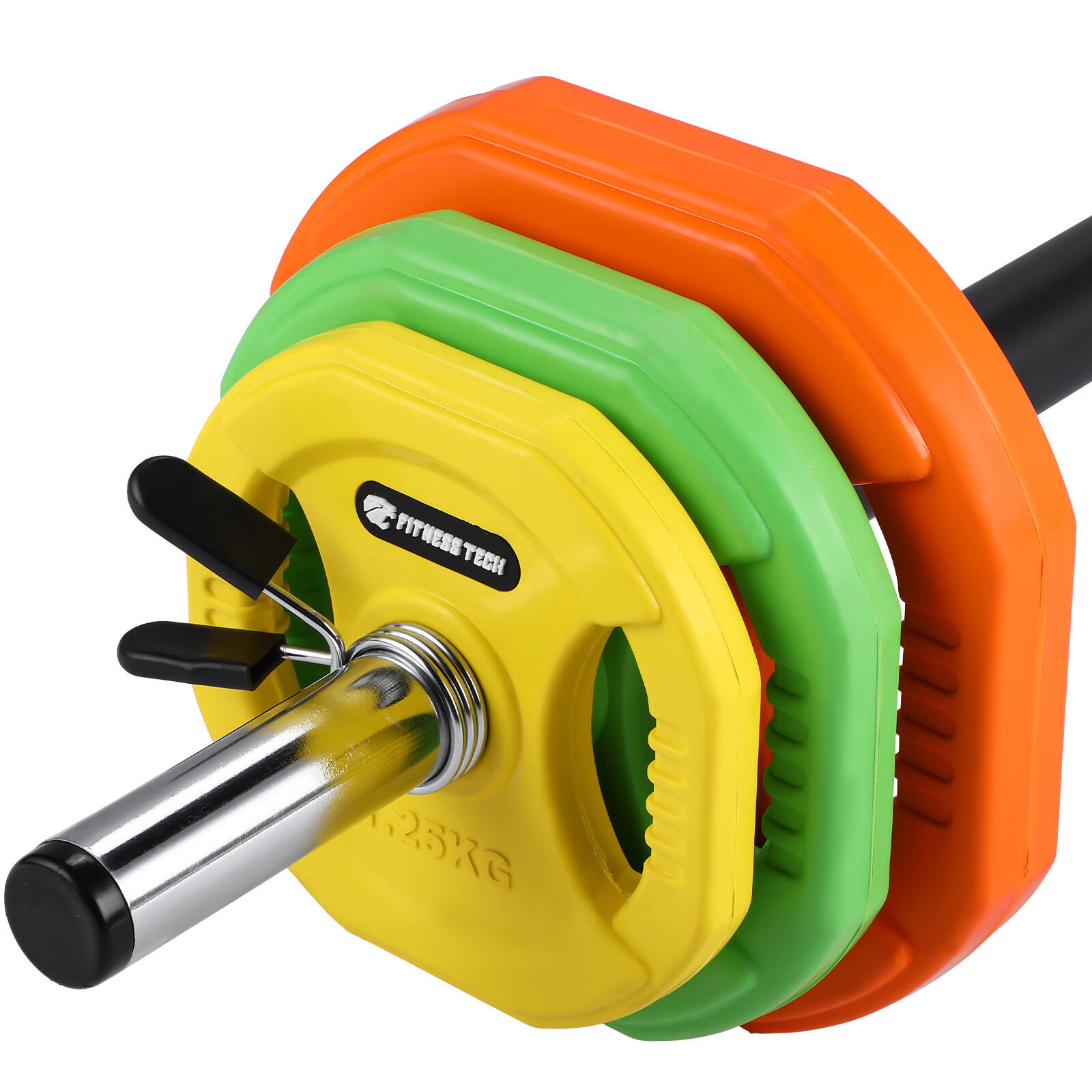Set Pump Salle 20kg Fitness Tech – Multicolore 5/7