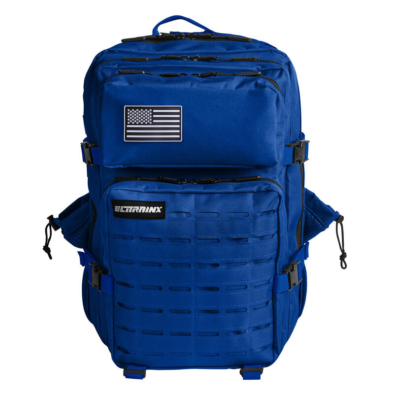 Militaire tactische rugzak ELITRAINX V2 BLAUW 45L voor sport en reizen