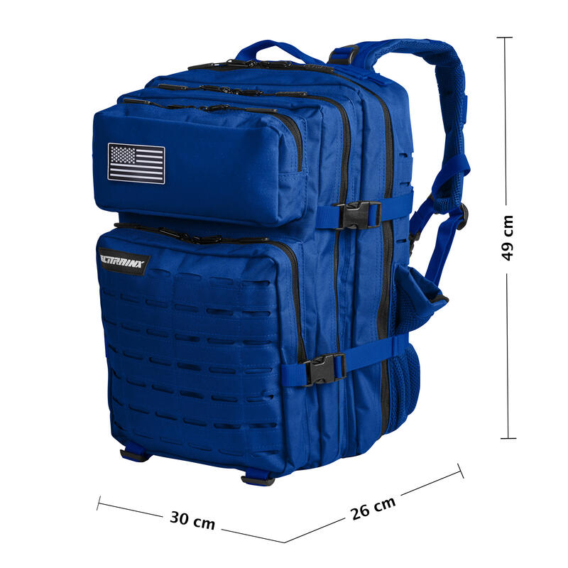 Mochila tática militar ELITRAINX V2 AZUL 45L -Desporto e viagens