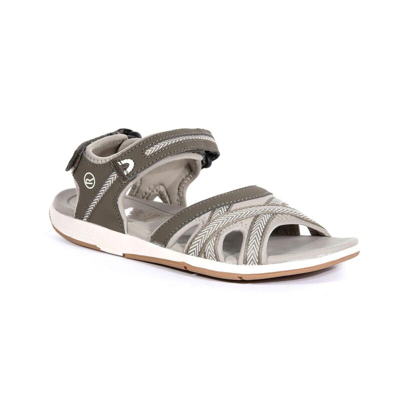 Lady Santa Clara Walkingsandalen mit Riemen für Damen - Braun