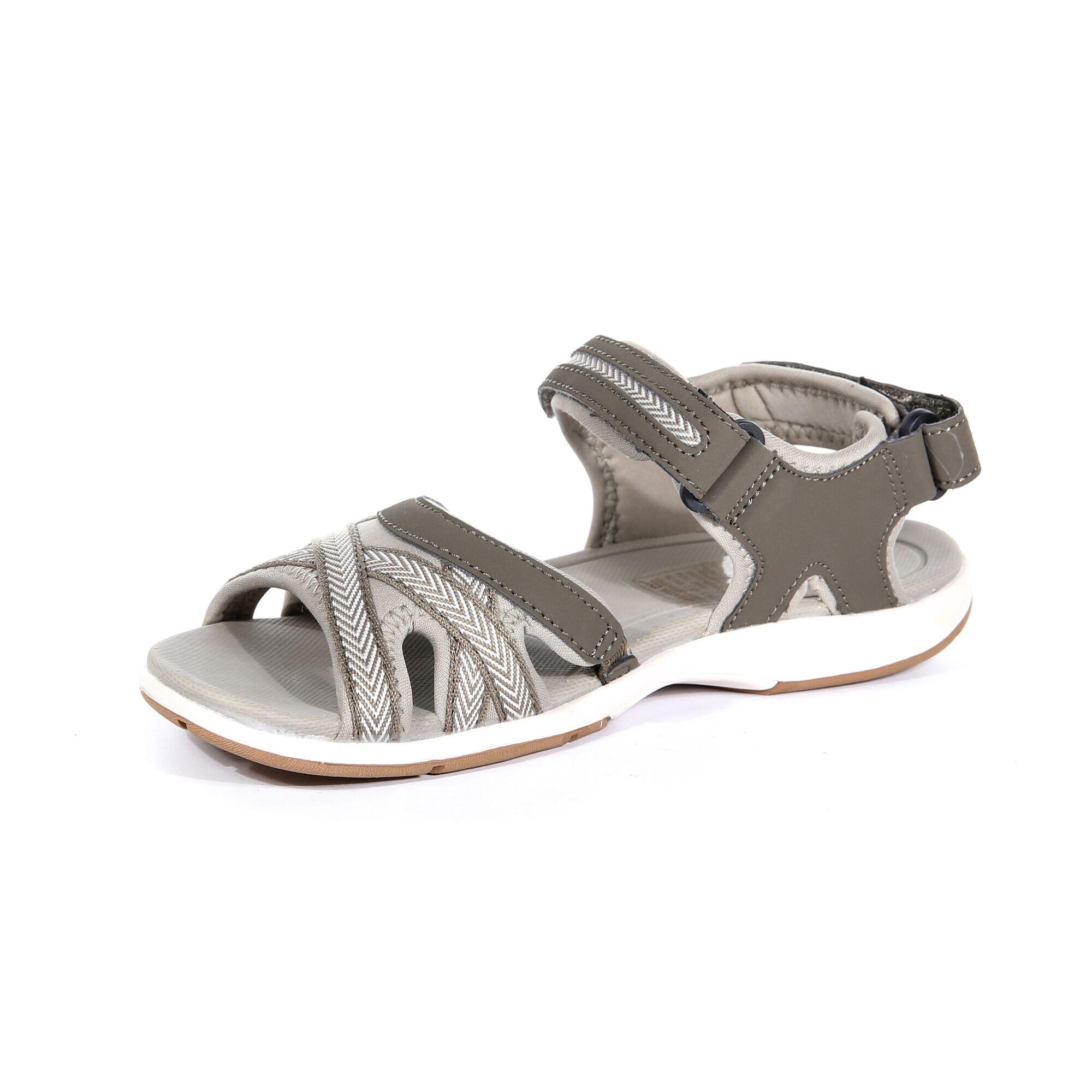 Lady Santa Clara Women's Walking Strap Sandals - Brown Tree 4/6