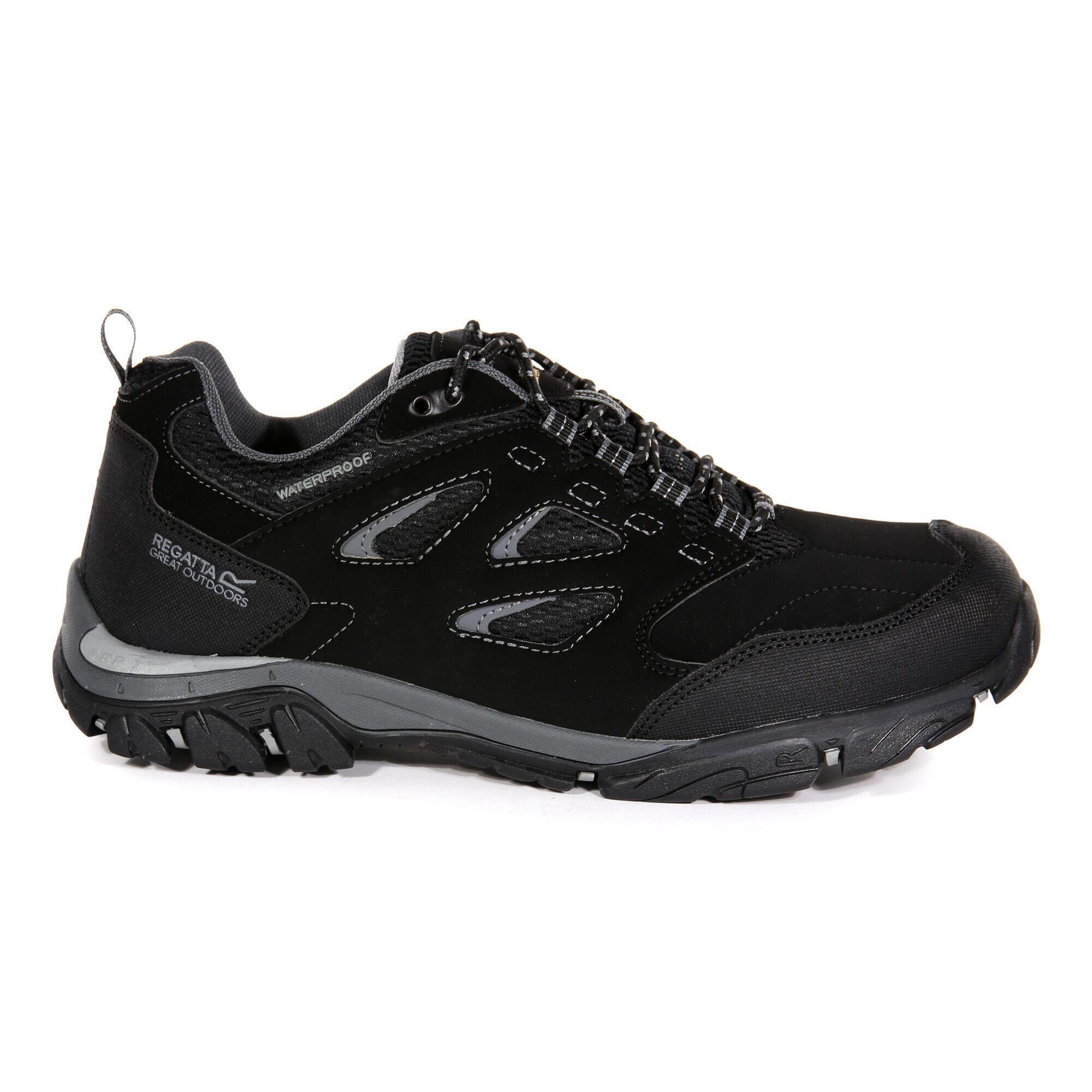 REGATTA Holcombe IEP Low Men's Hiking Boots - Black Granite