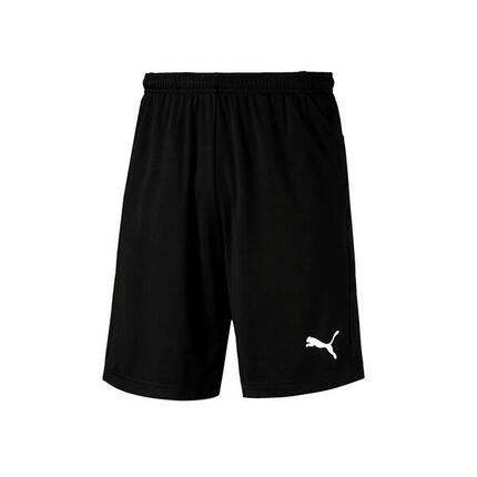 Shorts d'entraînement Puma teamLIGA pour hommes en noir et blanc