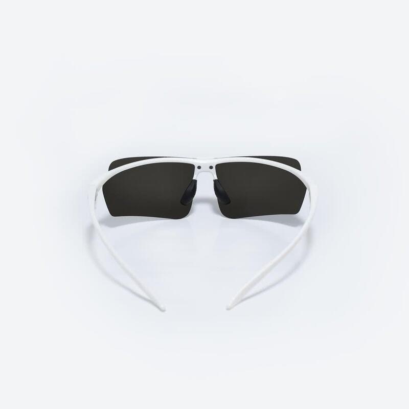 Eagle Mirror 02 Adult Polarising Hiking Sunglasses - White/Blue