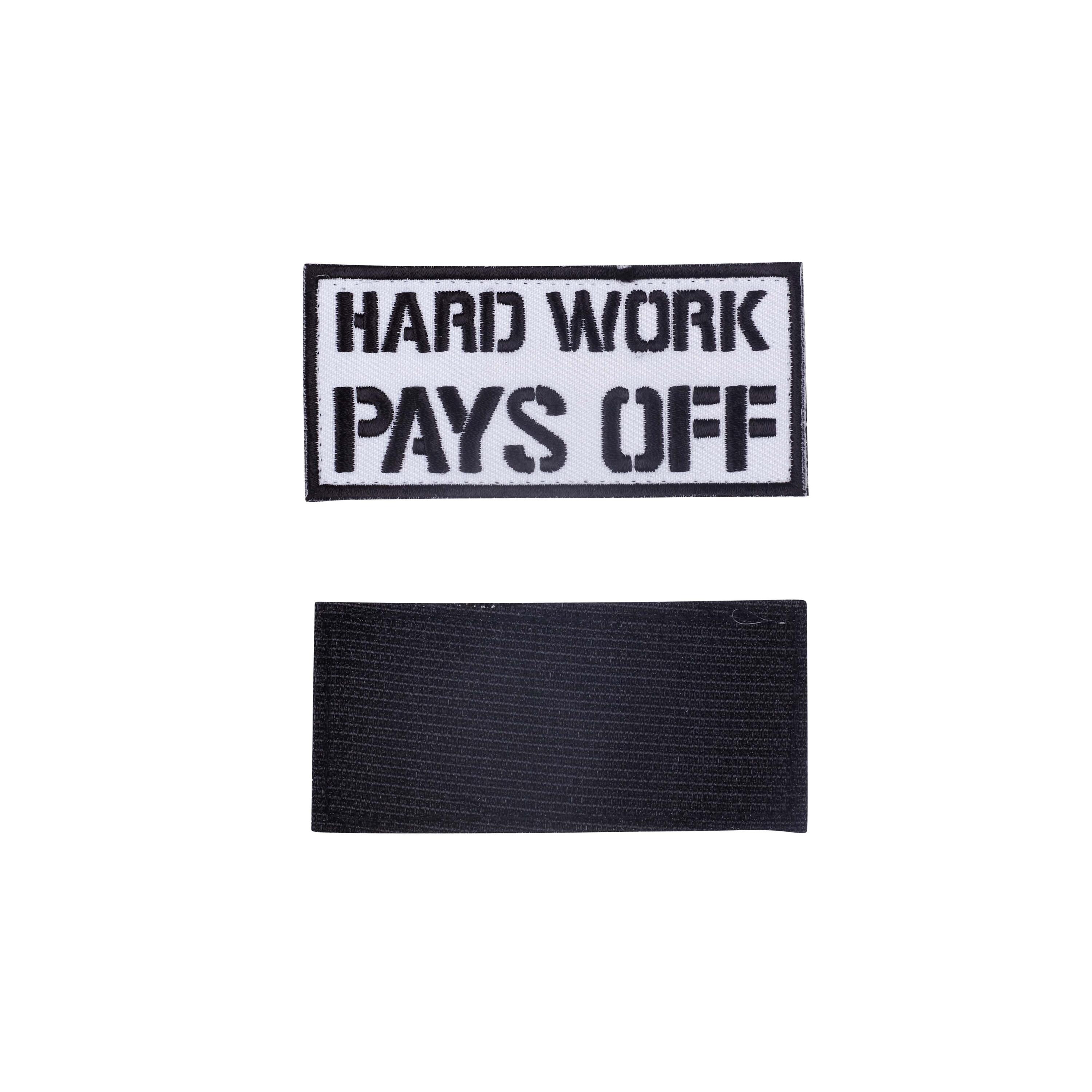Patch de Velcro HWPO Hard Work Pays Off Elitex Training 3/4